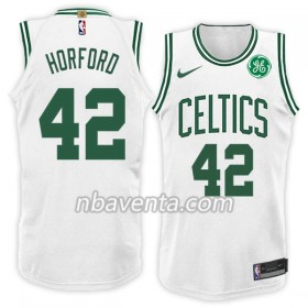 Camiseta Hombre Boston Celtics Al Horford 42 Nike 2017-18 Blanco Swingman